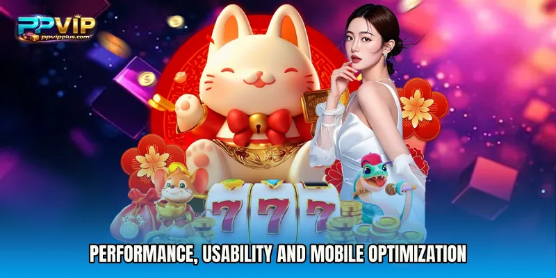 Performance, usability and mobile optimization